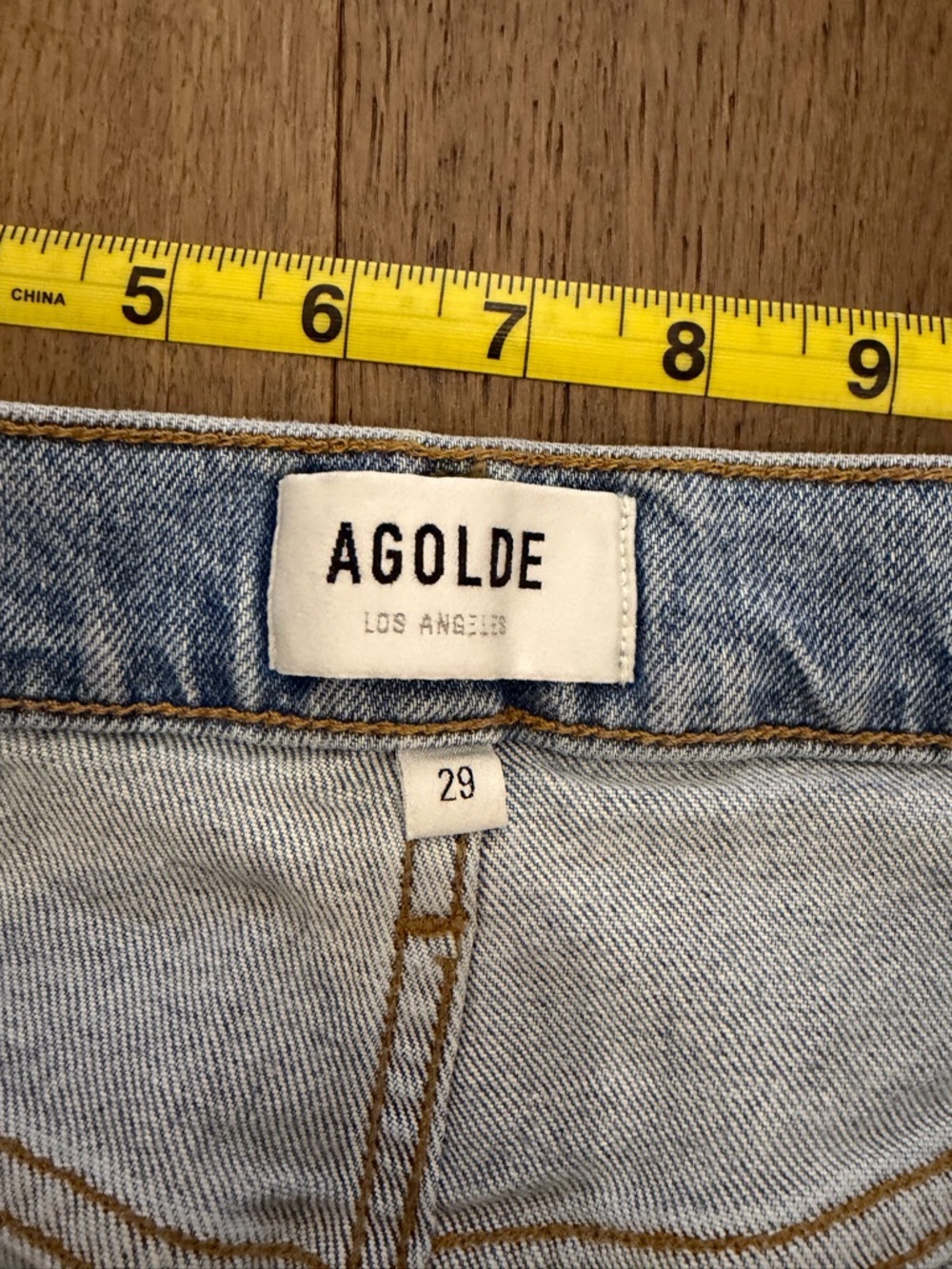 Agolde MERREL MID RISE STRAIGHT - Picture 7 of 8